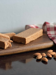 Una foto de Turrón blando de almendras sin azúcar apto keto