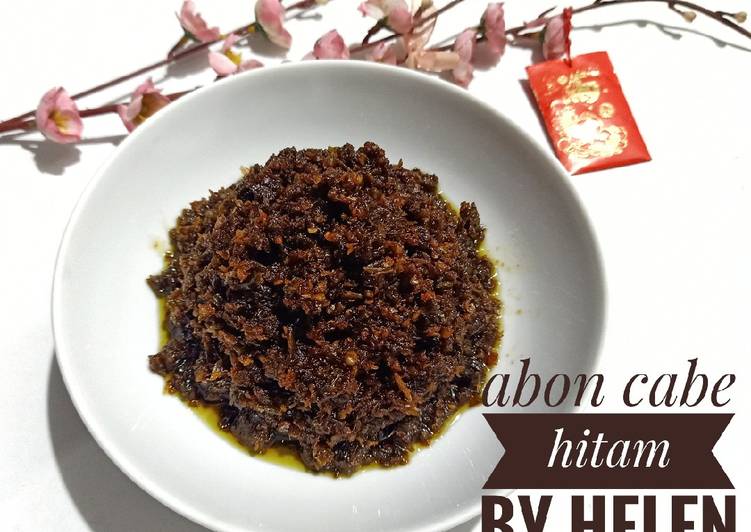 Abon cabe hitam