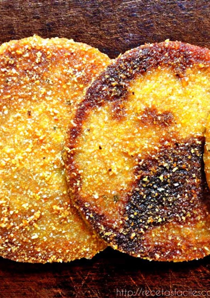 Una foto de Milanesas vegetarianas / veganas de soja y arroz integral sin gluten (súper económicas)