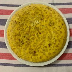 Spanish omelette using Air Fryer A picture of Spanish omelette using Air Fryer.