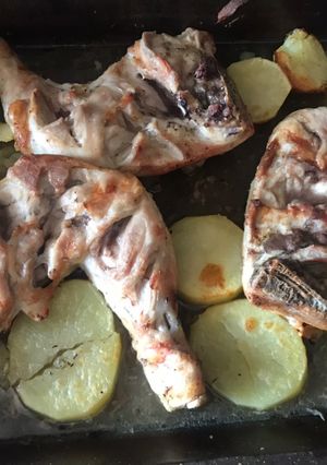 Una foto de Pollo al horno