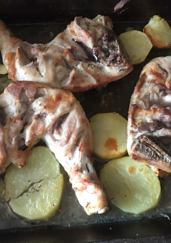 Una foto de Pollo al horno