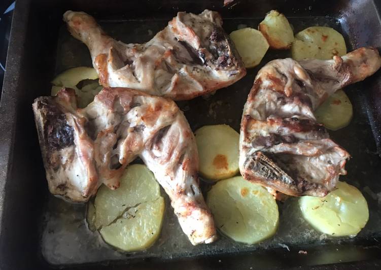 Pollo al horno