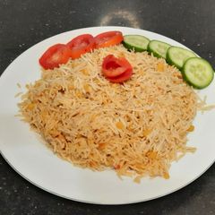 A picture of Chana daal pulao.