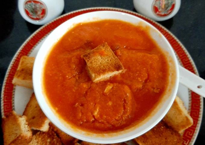 Recipe of Any-night-of-the-week Schezwan Tomato Soup