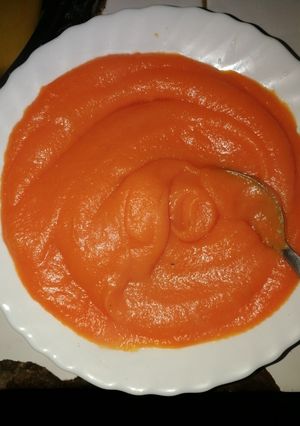 Una foto de Puré de zanahoria