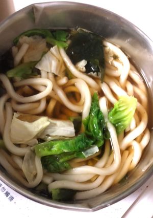 醬油烏龍麵 的食譜成品照片