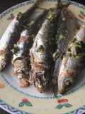 Sardinas al ajillo cocinadas en horno