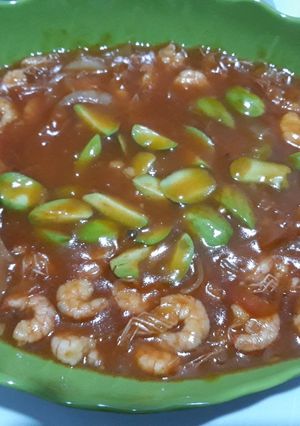 Foto resep Udang pete asam manis