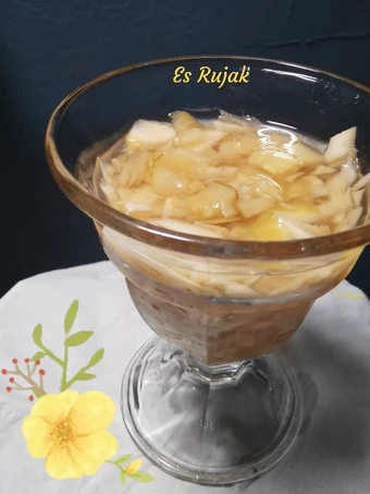 Langkah Gampang Membikin Resep 47. Es rujak/Rujak banyu/Rujak serut yang Lezat Sekali Anti Ribet, Sempurna