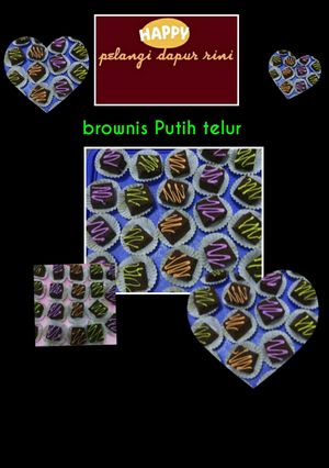 Foto resep Brownis putih telur
