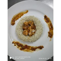 A picture of Paneer masala &jeera rice.