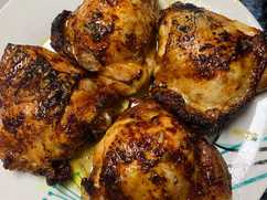 Pollo oriental en freidora de aire