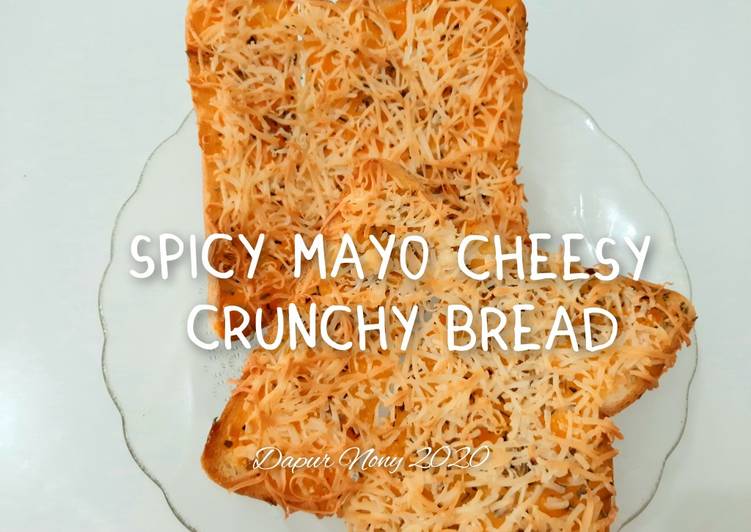 Spicy Mayo Cheesy Crunchy Bread 🌶🧀