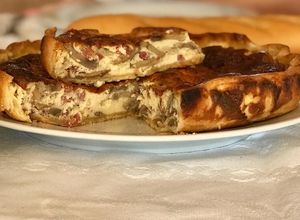 Foto principal de Quiche de jamón ibérico y champiñón de mi papi