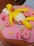 Pastel de Homero Simpson