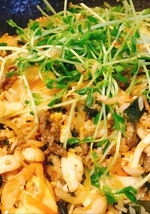 韓式泡菜牛肉飯 的食譜成品照片