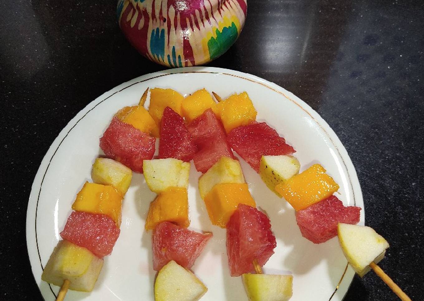 3 Colour Fruit Sticks