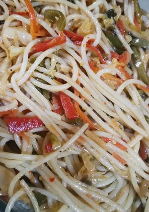 A picture of Spaghetti🍝.