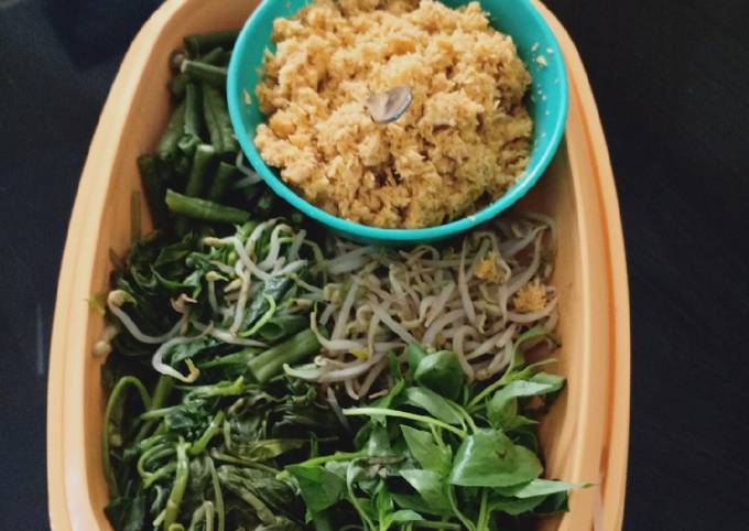 Ini dia! Resep enak buat Urap sayur aka gudangan  enak