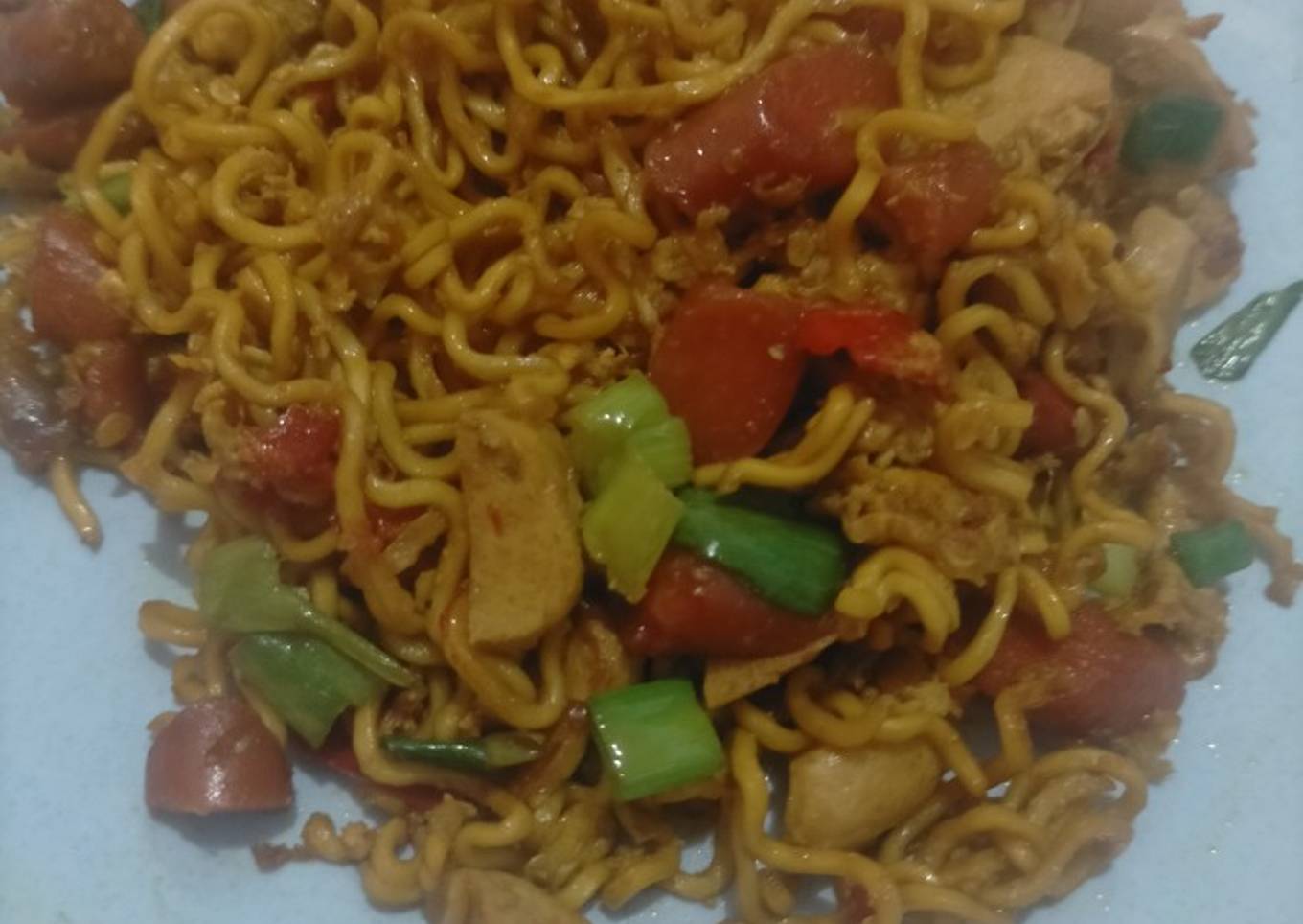 Mie Tektek Goreng Pedas