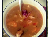 Sopa de Malanga con Mariscos