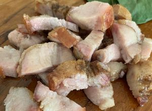 Foto resep Airfried Pork Belly Sambal Matah