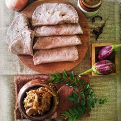 A picture of Ragi bhakri.