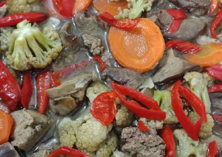 Bumbu memasak Tumis Brokoli Wortel Ati yang nikmat