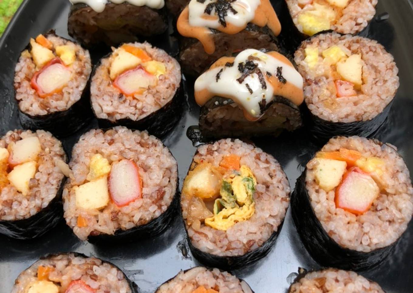 SUSHI Nasi Merah 🍣✨