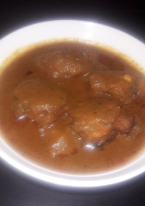 A picture of Pakori curry.