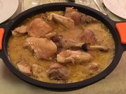 Una foto de pavo con leche de coco