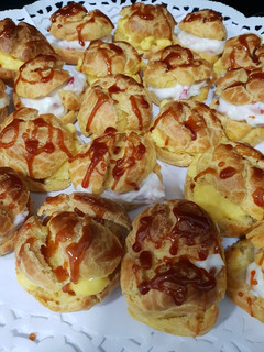 Una foto de Profiteroles
