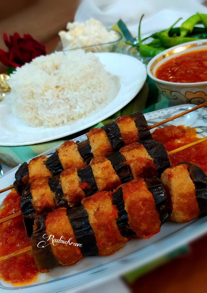 عکسی از دستور کباب لقمه ای با بادمجان
