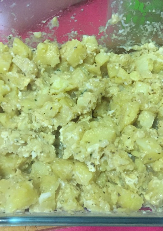 Una foto de Patatas al microondas rápidas y ricas ricas 😋