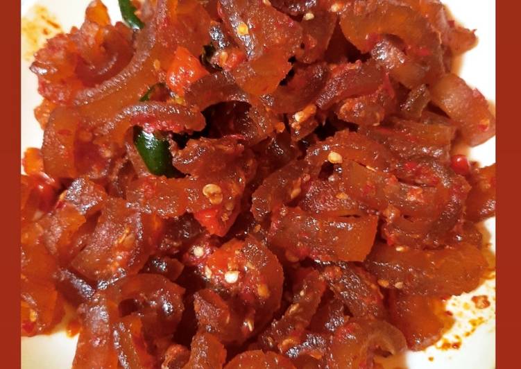 How to Make Appetizing Kikil mercon 🔥
