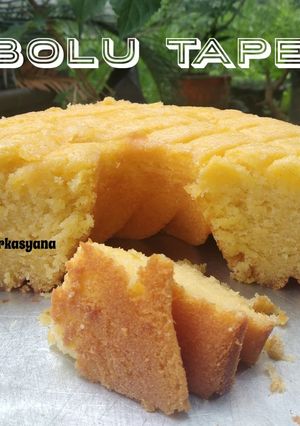 Foto resep Bolu Tape Keju Panggang (3 Telur)