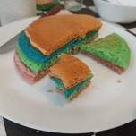 Hot cakes de colores