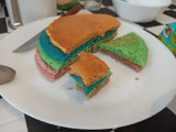 Hot cakes de colores