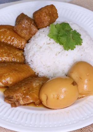 รูปของ ปีกไก่พะโล้ ด้วยหม้อไฟฟ้าง่ายๆ