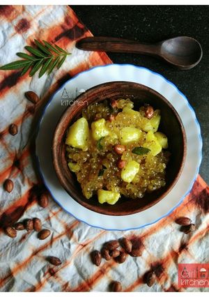 A picture of Sabudana Poha.