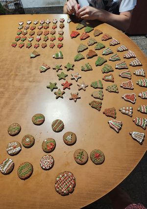 Una foto de Galletitas de Jengibre Navideñas