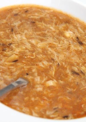 Köményes rántott tojásleves recept fotója