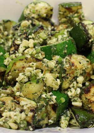 A picture of Grilled Zucchini.