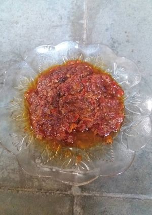Foto resep Sambel terasi goreng (mateng)