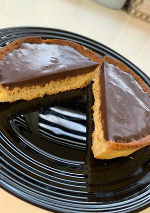 Une photo de Tartelette chocolat 🍫 noix de coco 🥥