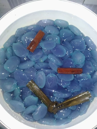 Langkah Gampang Menyiapkan Resep Manisan kolang kaling bunga telang yang Enak Banget Anti Ribet, Sempurna