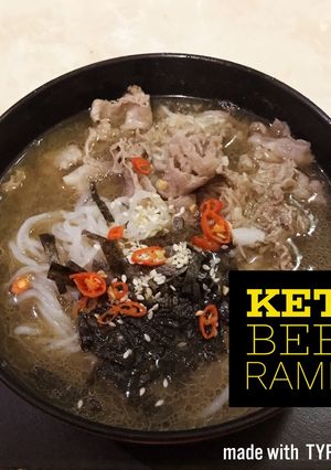 Foto resep Beef Ramen #keto