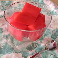 Una foto de Gelatina con Leche Condensada