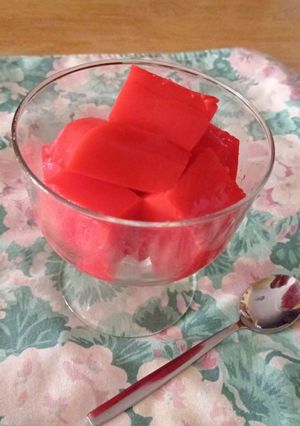 Una foto de Gelatina con Leche Condensada